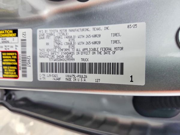 2025 TOYOTA TUNDRA