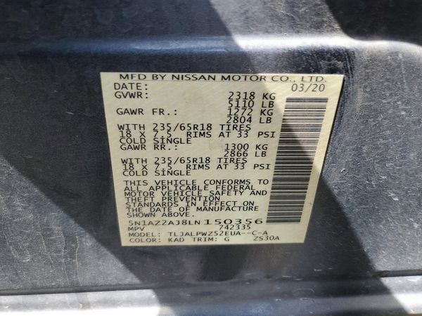 2020 NISSAN MURANO S