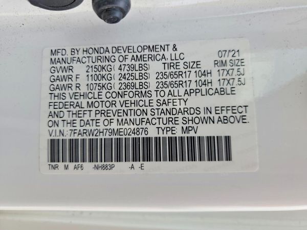 2021 HONDA CR-V SE