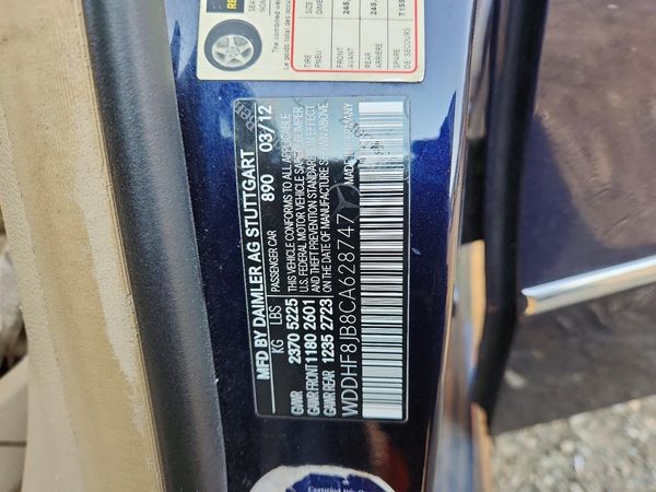 2012 MERCEDES-BENZ E