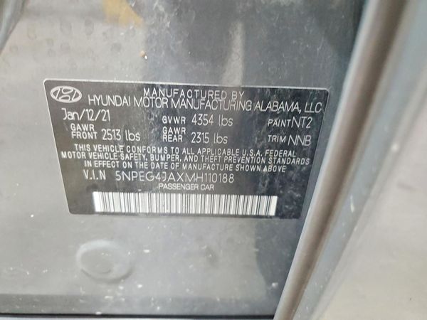 2021 HYUNDAI SONATA SE