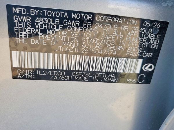 2026 LEXUS IS 350