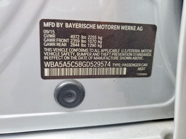 2016 BMW 528