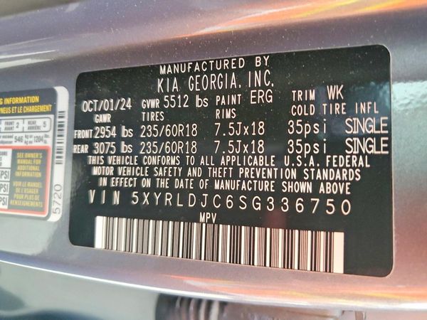 2025 KIA SORENTO S