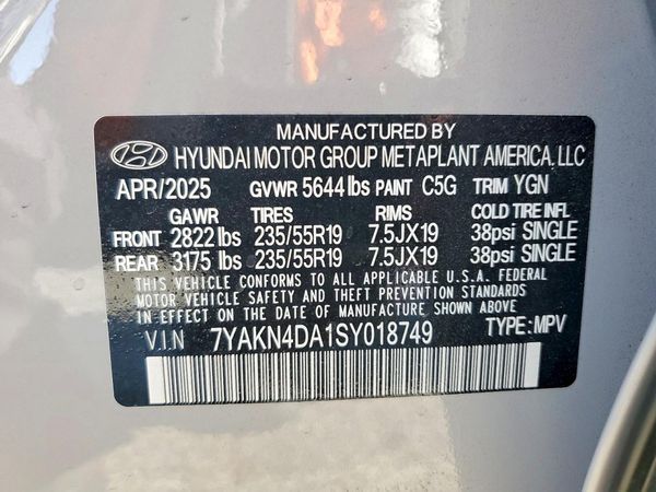 2025 HYUNDAI IONIQ SEL