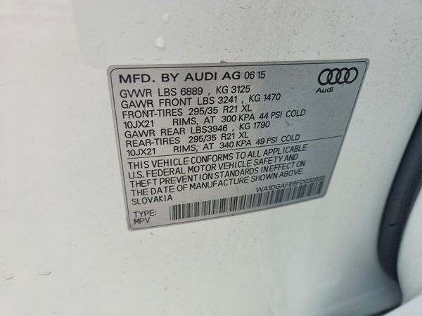 2015 AUDI Q7 S Line Prestige