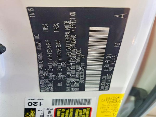 2015 TOYOTA SIENNA