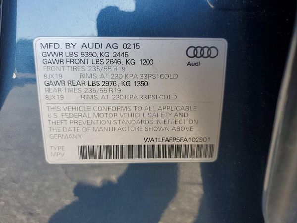 2015 AUDI Q5 Premium Plus