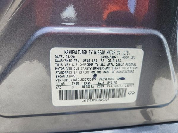 2020 INFINITI Q50