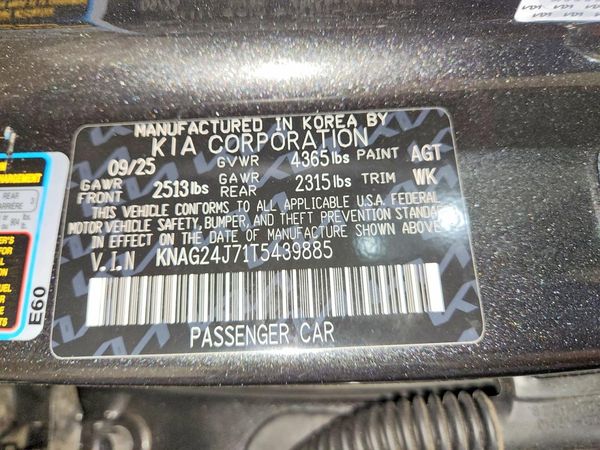 2026 KIA K5 LXS