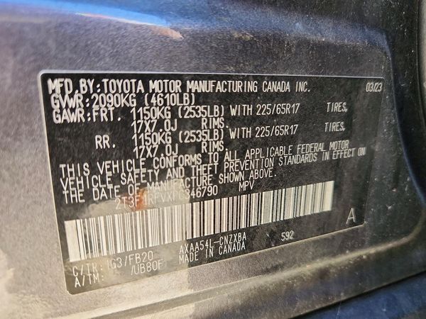 2023 TOYOTA RAV4 LE