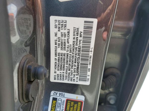 2013 HONDA CRV EX