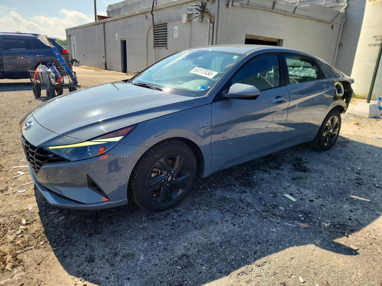 2021 HYUNDAI ELANTRA Blue