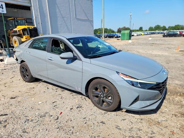 2021 HYUNDAI ELANTRA Blue