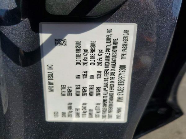 2023 TESLA MODEL 3