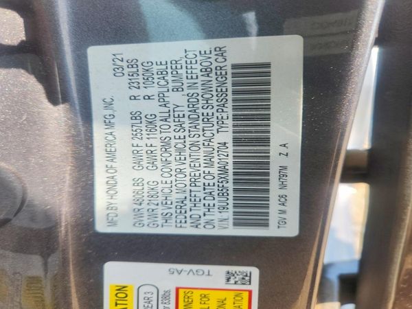 2021 ACURA TLX TLX TECH A