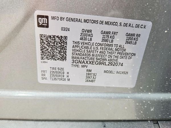 2024 CHEVROLET EQUINOX Premier (1LZ)