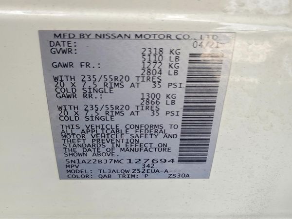 2021 NISSAN MURANO SV