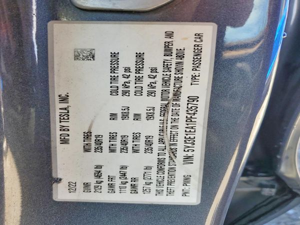2023 TESLA MODEL 3