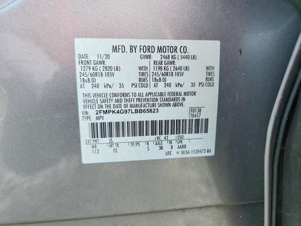2020 FORD EDGE SE