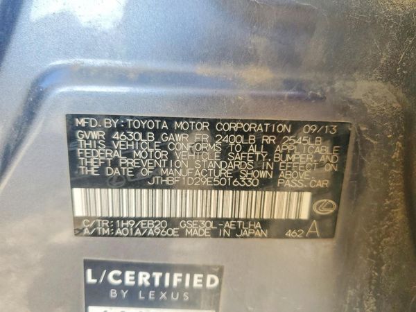 2014 LEXUS IS
