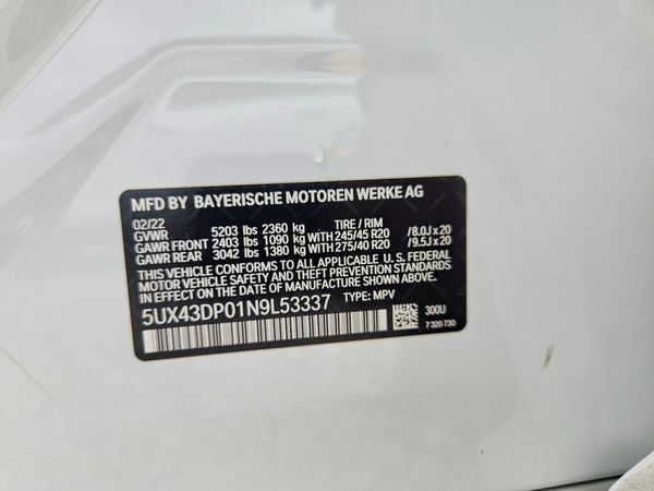 2022 BMW X3 sDrive30i