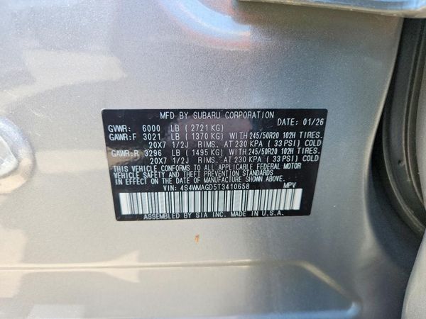 2026 SUBARU ASCENT