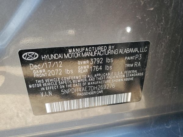 2013 HYUNDAI ELANTRA