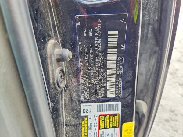 2016 TOYOTA SIENNA