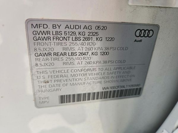 2020 AUDI Q3