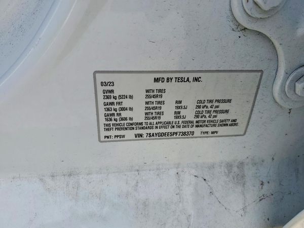 2023 TESLA MODEL Y