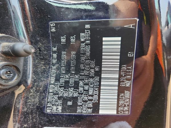 2015 TOYOTA SIENNA