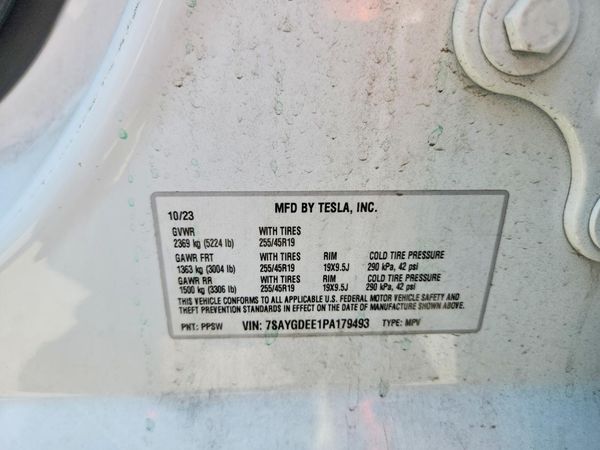 2023 TESLA MODEL Y