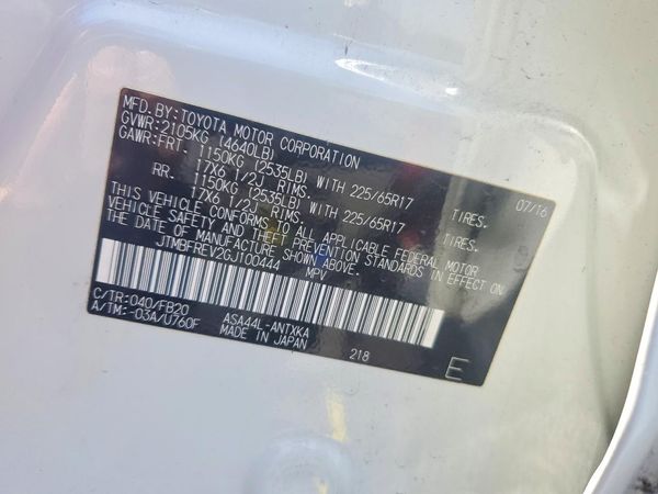 2016 TOYOTA RAV4 LE (X Grade)