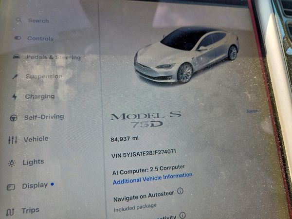 2018 TESLA MODEL S