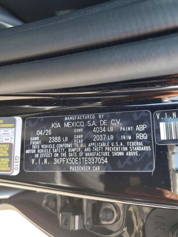 2026 KIA K4 EX