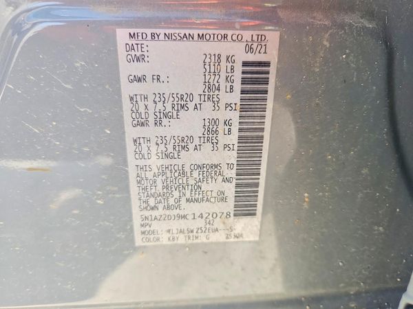 2021 NISSAN MURANO