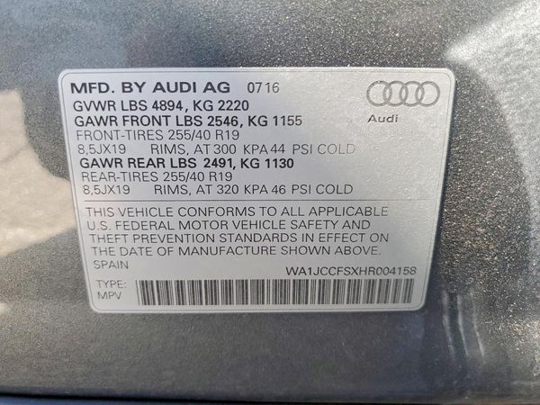 2017 AUDI Q3 quattro Premium Plus