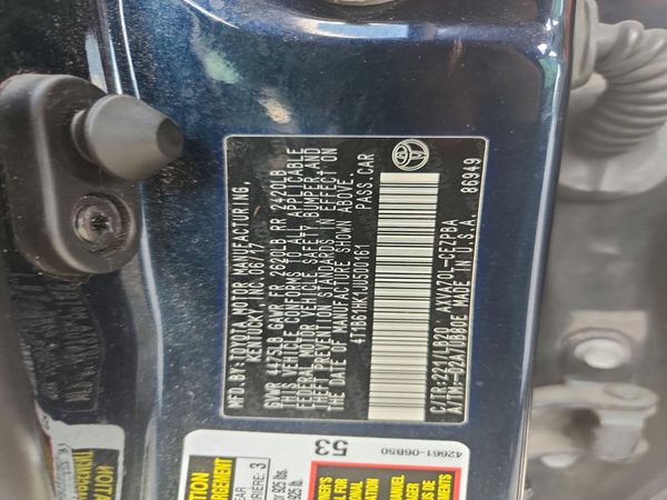 2018 TOYOTA CAMRY XSE
