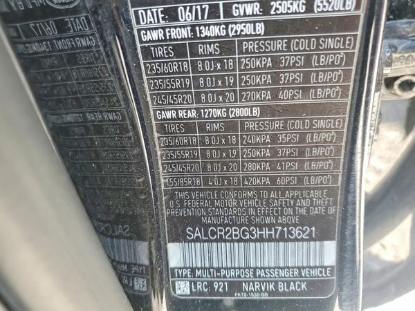 2017 LAND ROVER DISCOVERY SPORT HSE