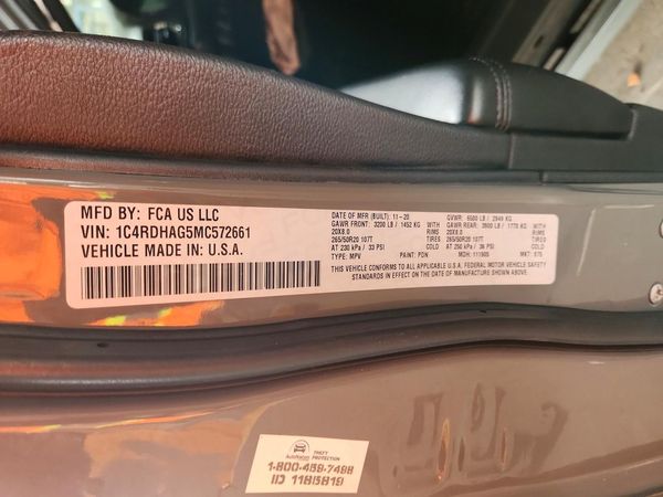 2021 DODGE DURANGO SXT
