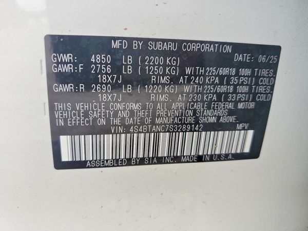2025 SUBARU OUTBACK Limited