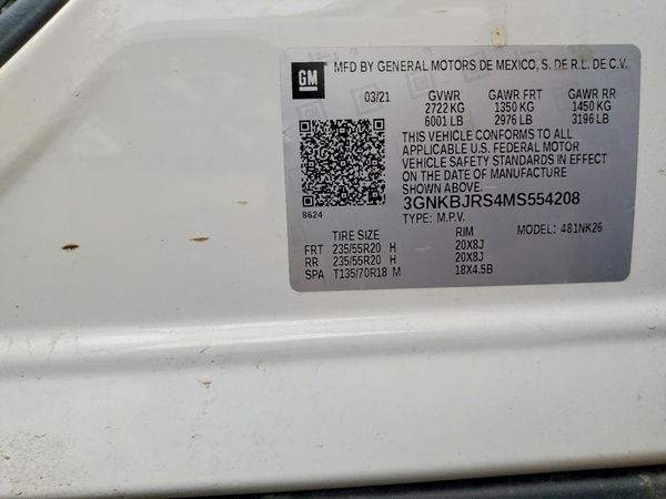 2021 CHEVROLET BLAZER 3LT