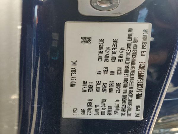 2023 TESLA MODEL 3