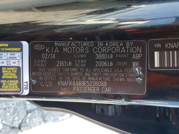 2014 KIA FORTE LX