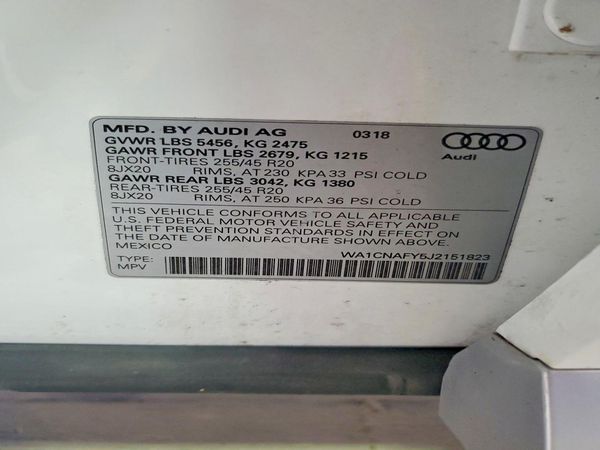 2018 AUDI Q5 quattro Prestige