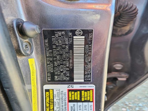 2018 TOYOTA CAMRY L/LE/SE/XLE