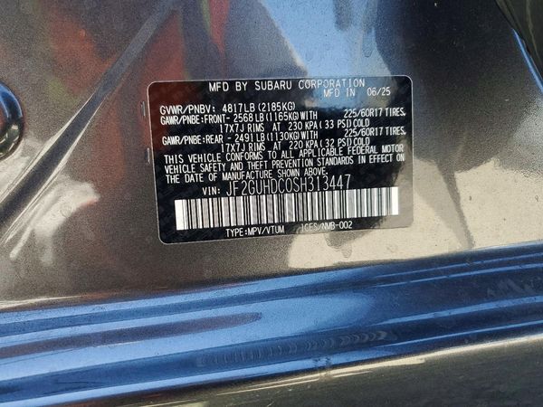 2025 SUBARU CROSSTREK Premium