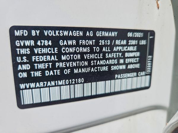 2021 VOLKSWAGEN ARTEON