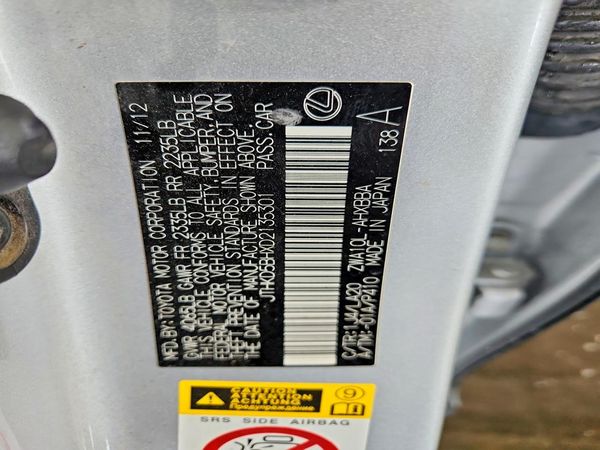2013 LEXUS CT 200h